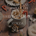 Candy Cane & Cocoa 15oz Soy Candle