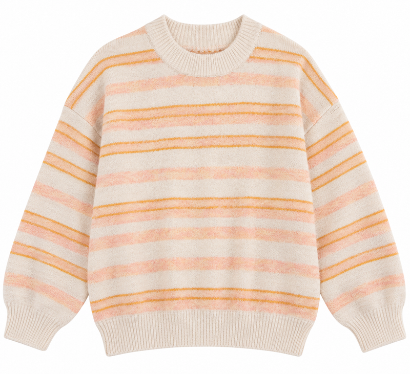 Buttercream Stripe Knit Sweater