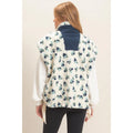 Floral Sherpa Vest