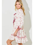 The Abby Flower Mini Dress