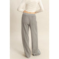 Waffle Knit Pant with Contrasting Ties