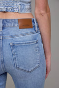Happi 27" inseam High Waist Frey Crop Flare By HIDDEN