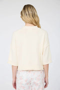 Maria Exposed Seam Drop Shoulder Sweater
