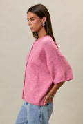 Cecilia Short Sleeve Cardigan Top