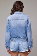 Rebel Fitted Jean Jacket by Hidden