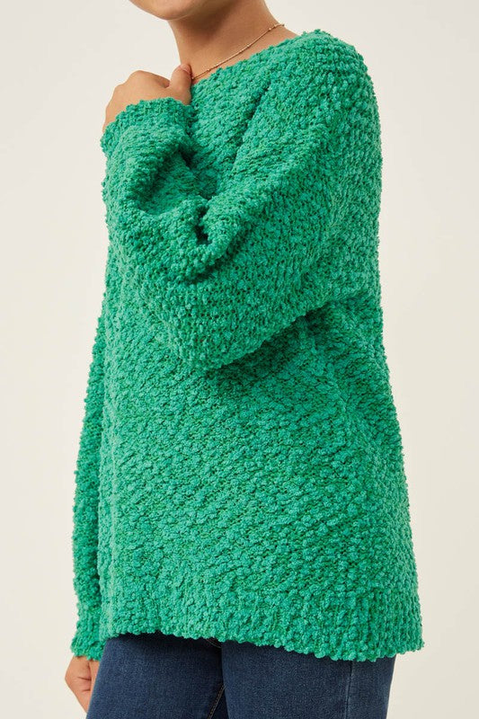 Girls Popcorn Sweater