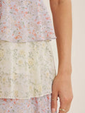 Romantic Floral Tiered Maxi Dress