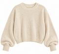 Amber Round Neck Knit Sweater