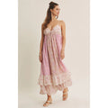 Garden Party Print Chiffon Maxi Dress