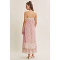 Garden Party Print Chiffon Maxi Dress