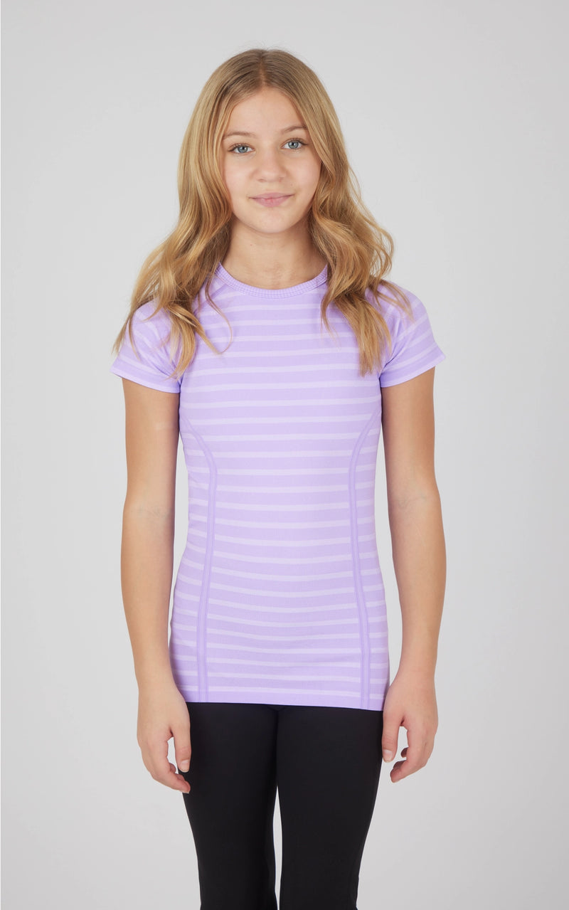 Girls Stripe Seamless EverydayTee