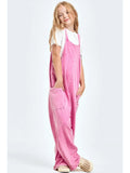Laid Back Mineral Wash Overalls