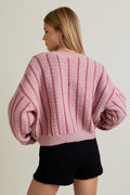 The Amber Striped Cardigan