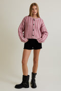 The Amber Striped Cardigan