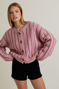 The Amber Striped Cardigan