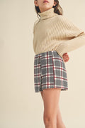 Addison Plaid Skort