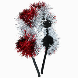 Tinsel Pom Pom Headband