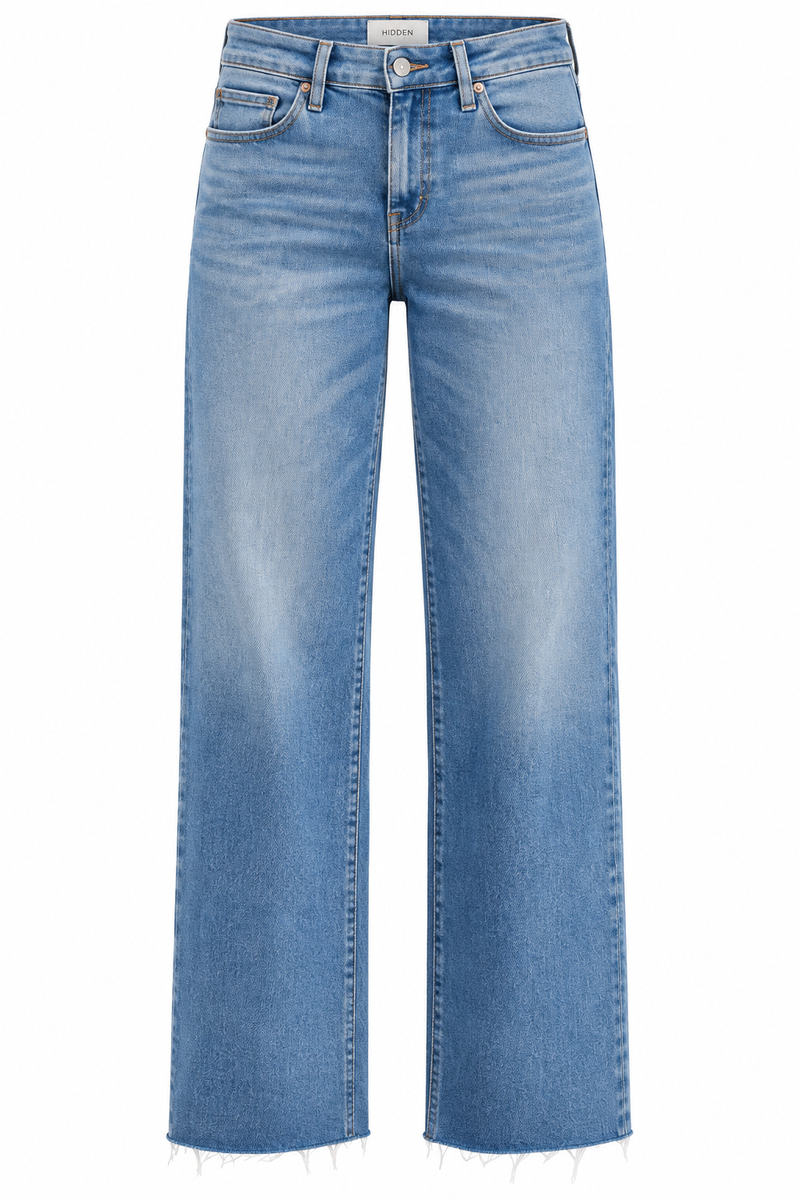Ella Low Rise Classic Straight Jean by Hidden