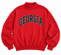 Georgia/GA  Reversible Mockneck Sweatshirt