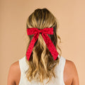 Flower Scallop Hair Bow