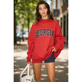 Georgia/GA Reversible Mockneck Sweatshirt