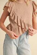 Ansley Ruffle Top
