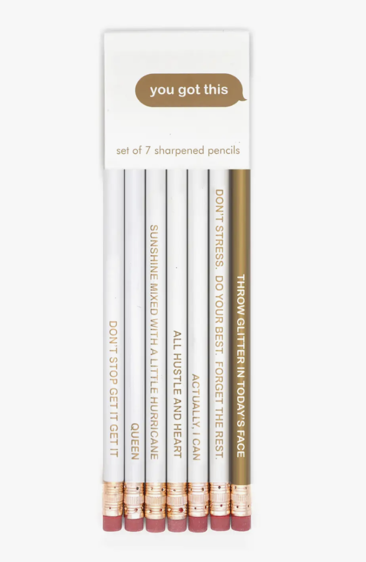 You Got This Pencil Set