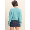 Amber Cropped Long Sleeve Sweater