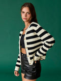 Mia Striped Cardigan