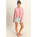 Chic Open Back Knit Long Sleeve Top