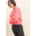 Amber Cropped Long Sleeve Sweater