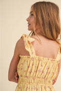 Girls Bow Shoulder Peplum Top