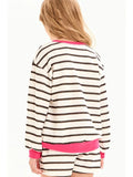 Stripe French Terry Sweatshirt