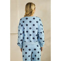 Polks Dot Crew Neck Sweatshirt