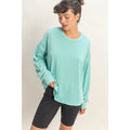 Kate Oversized Cross Detail Open Back Sweatshirt