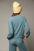 Hacci Jersey Raglan Longsleeve Top by TENLY