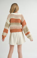 Tween Butter Pecan Chunky Sweater by Sadie & Sage