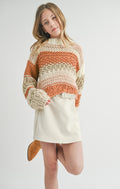 Tween Butter Pecan Chunky Sweater by Sadie & Sage