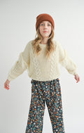 Tween Carter Fringe Sweater by Sadie & Sage