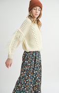 Tween Carter Fringe Sweater by Sadie & Sage