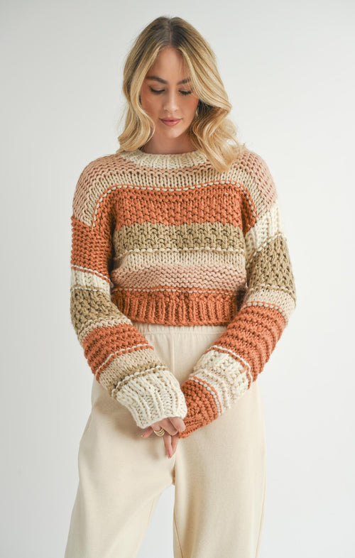 Butter Pecan Chunky Sweater by Sadie & Sage