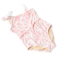 Seaside Toile Tween One Piece Swimsuit