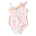 Seaside Toile Tween One Piece Swimsuit