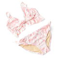 Seaside Toile Tween Ruffle Two Piece Swimsuit