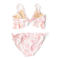 Seaside Toile Tween Ruffle Two Piece Swimsuit