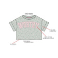 Worthy Applique With Embroidery T-shirt by Paper Flower