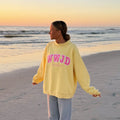 "WWJD" Mockneck in Yellow