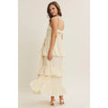 Raye Ruffled Wool Dobby Maxi Dress