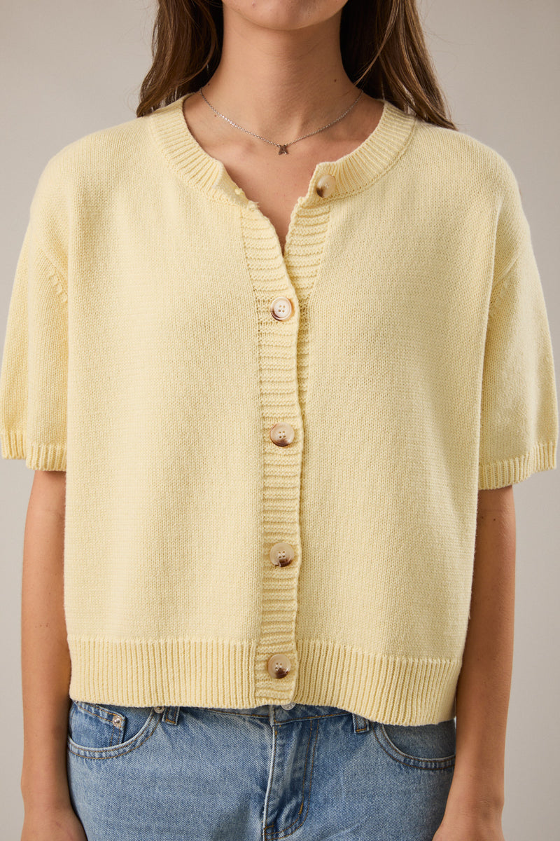 Deborah Short Sleeve Cardigan