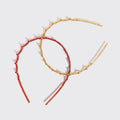 Recycled Plastic Zigzag Headbands 2pc Set by Kitsch